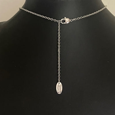 Vivienne Westwood Silver Tone Orb Pendant Necklace, Pink and Aqua Crystals