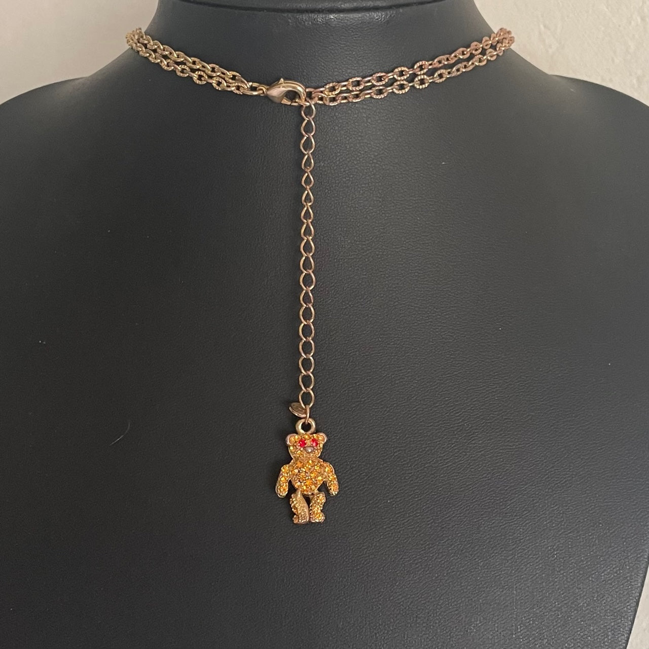 Vintage Butler & Wilson Teddy Bear Necklace