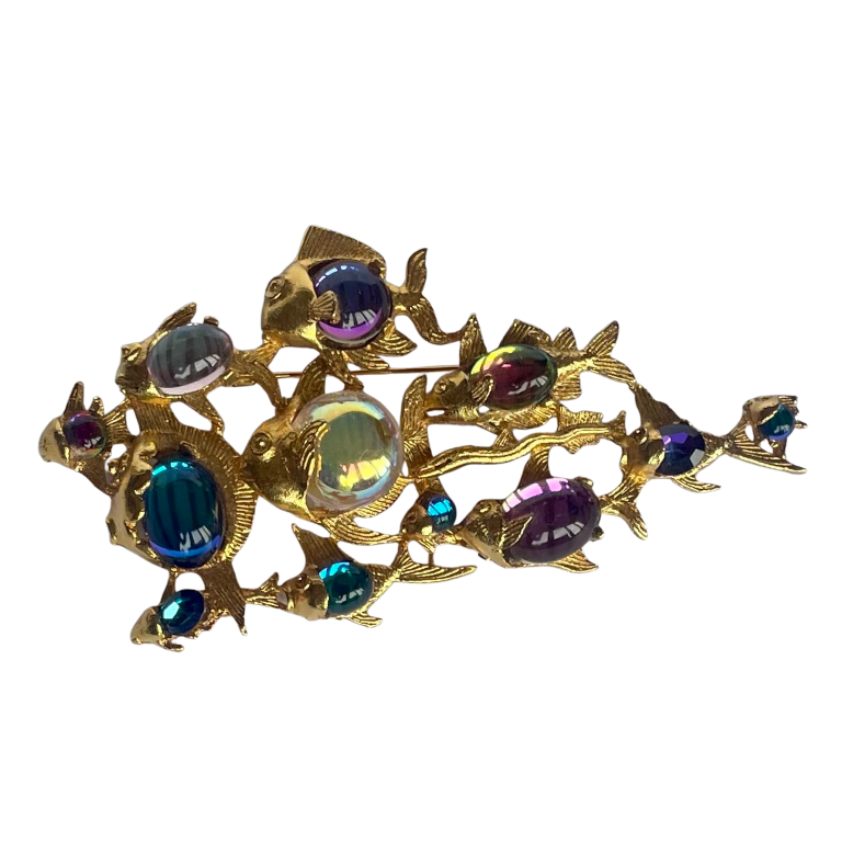 A Rare Vintage Butler & Wilson Large Fish Brooch