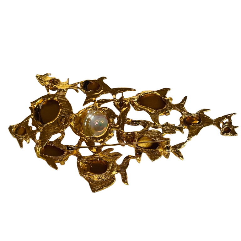 A Rare Vintage Butler & Wilson Large Fish Brooch