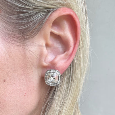 Vintage Swarovski Simplicity Earrings for Pierced Ears