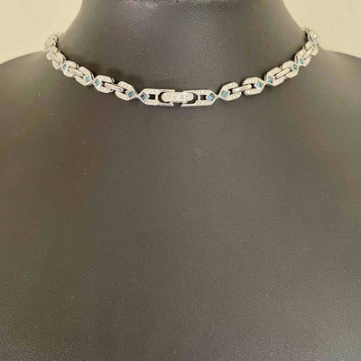 Vintage Necklace in Art Deco Style