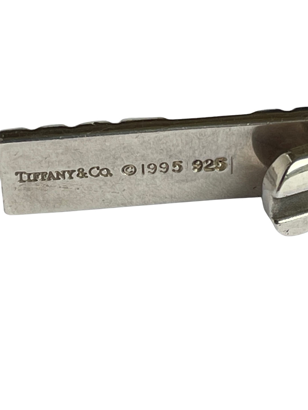 Vintage Tiffany & Co. Sterling Silver Atlas Tie Bar