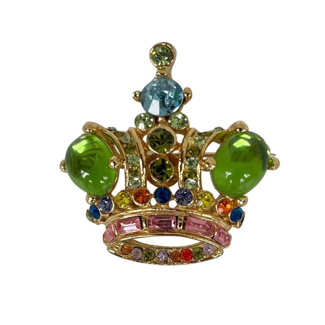 A Vintage Butler & Wilson Royal Crown Brooch