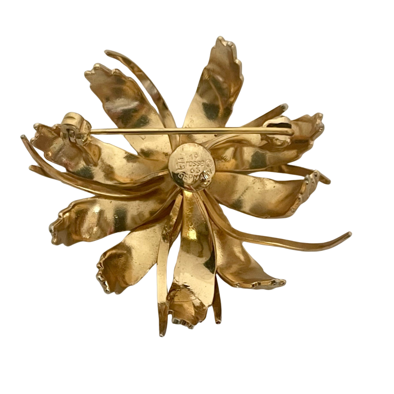 A Rare Vintage Grossé (Dior) Flower Brooch, 1963