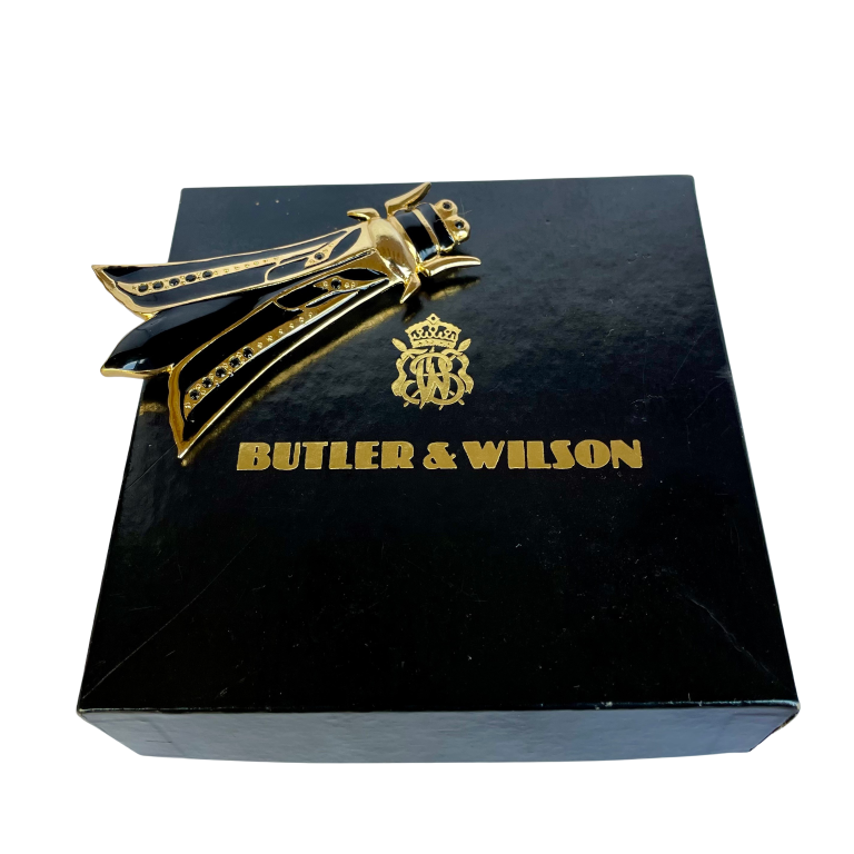 Rare, Vintage Butler & Wilson Cicada Brooch, 1980s