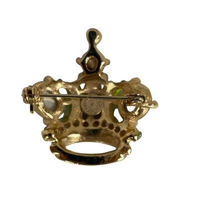 A Vintage Butler & Wilson Royal Crown Brooch