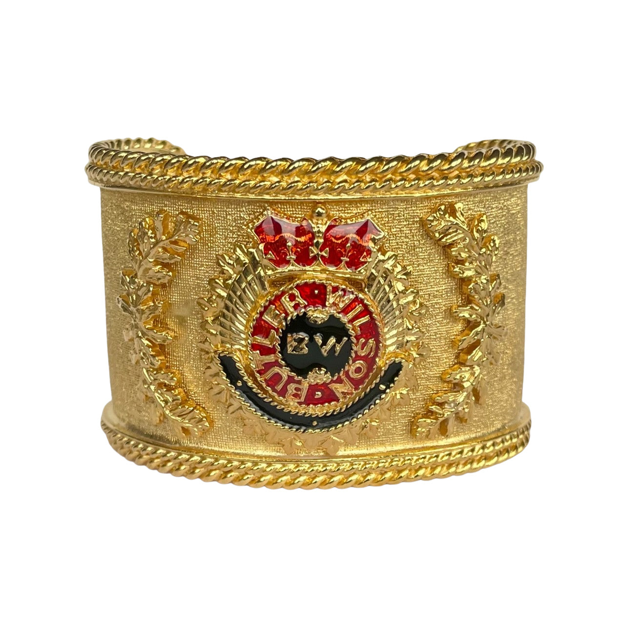 Vintage Butler & Wilson Wide Cuff Bangle Bracelet