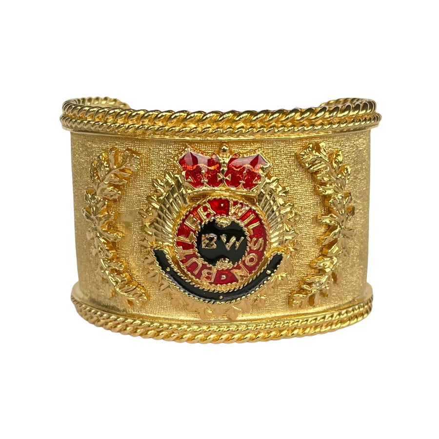 Vintage Butler & Wilson Wide Cuff Bangle Bracelet