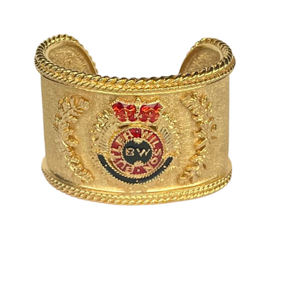 Vintage Butler & Wilson Wide Cuff Bangle Bracelet