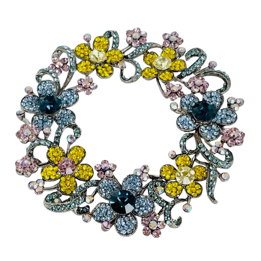 A Butler & Wilson Vintage Large Flower Garland Brooch