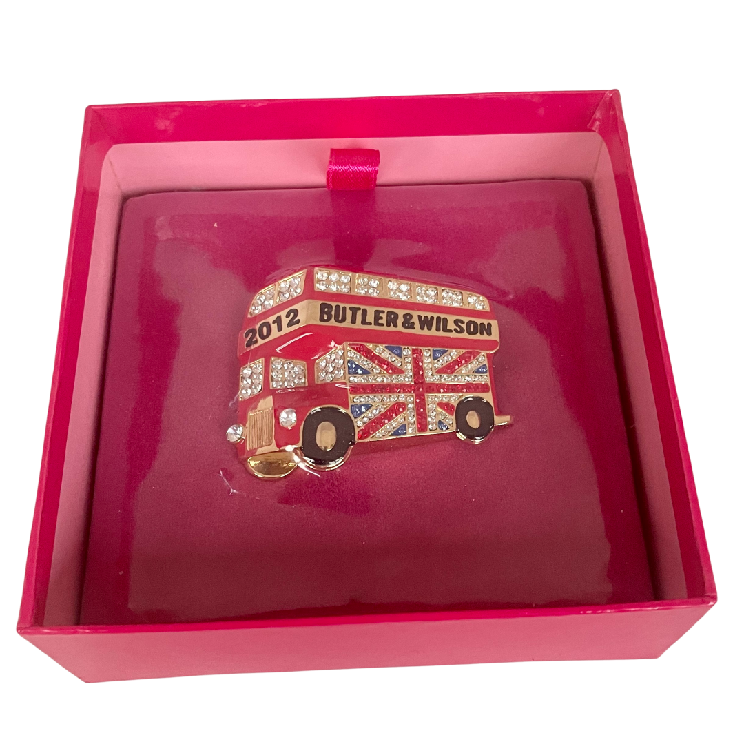 A Butler & Wilson London Bus Brooch 2012