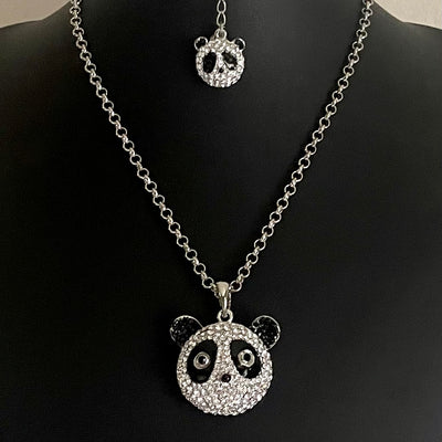 Vintage Butler & Wilson Panda Chain Necklace