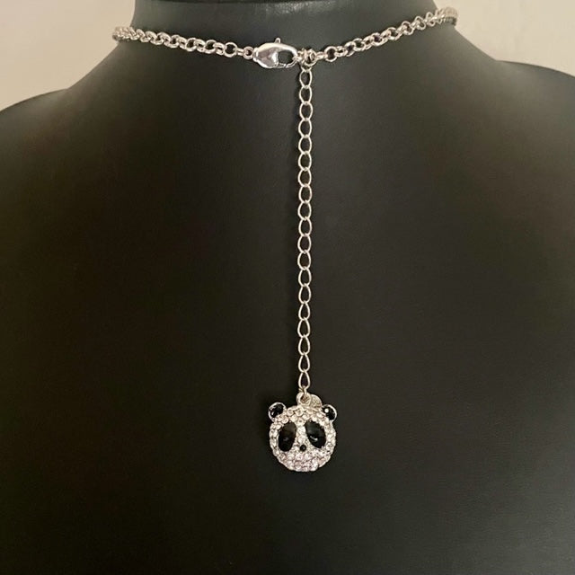 Vintage Butler & Wilson Panda Chain Necklace