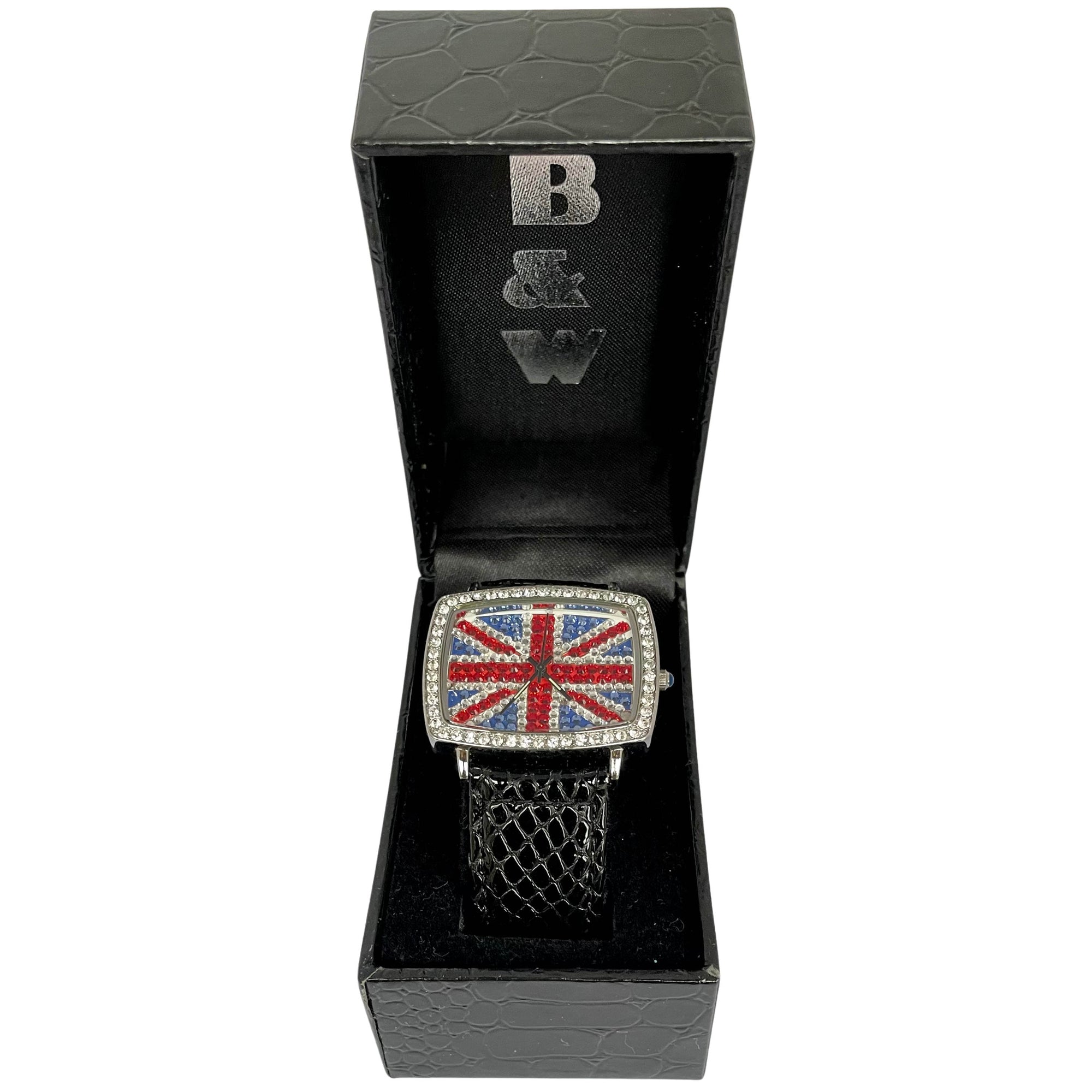 Butler & Wilson Crystal Union Jack Watch