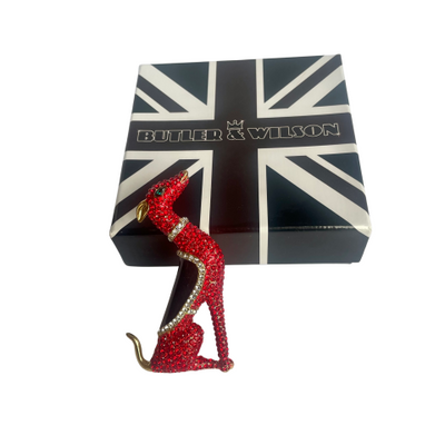 Butler & Wilson Greyhound Brooch