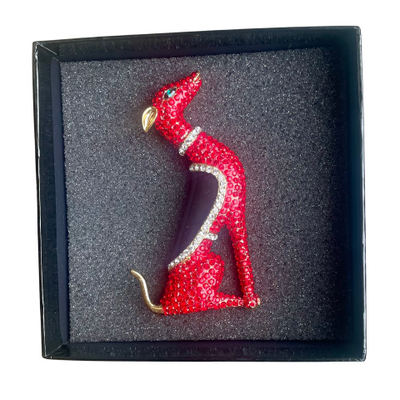 Butler & Wilson Greyhound Brooch