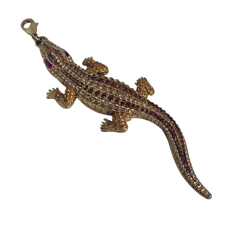 A Butler & Wilson Vintage Crocodile Handbag Charm