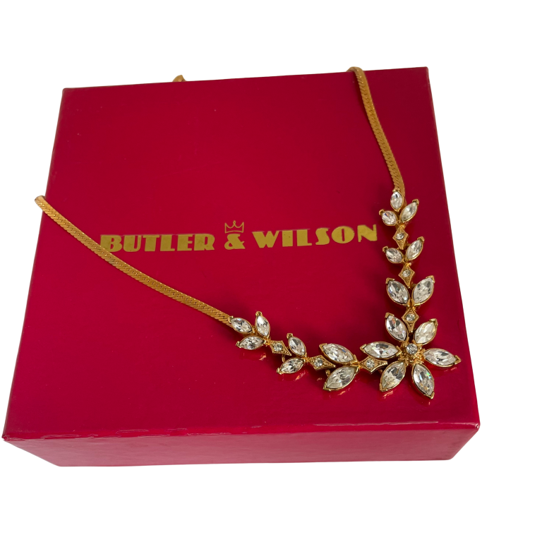 A Vintage Butler & Wilson Daisy Necklace