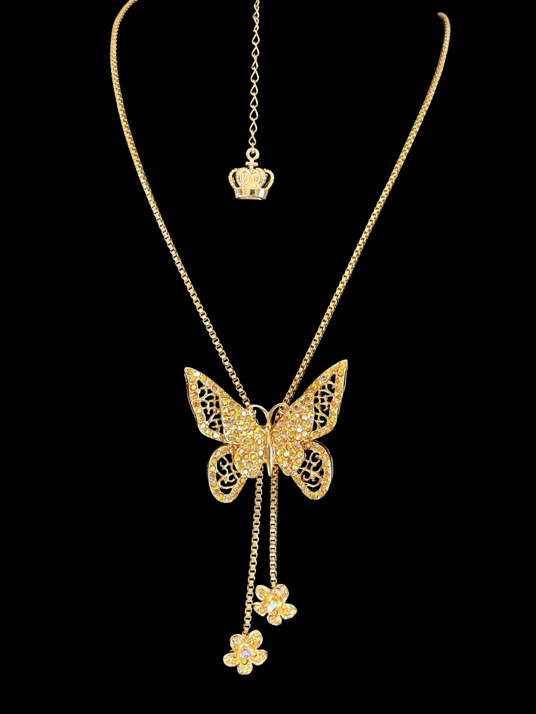 A Butler & Wilson Butterfly Long Necklace