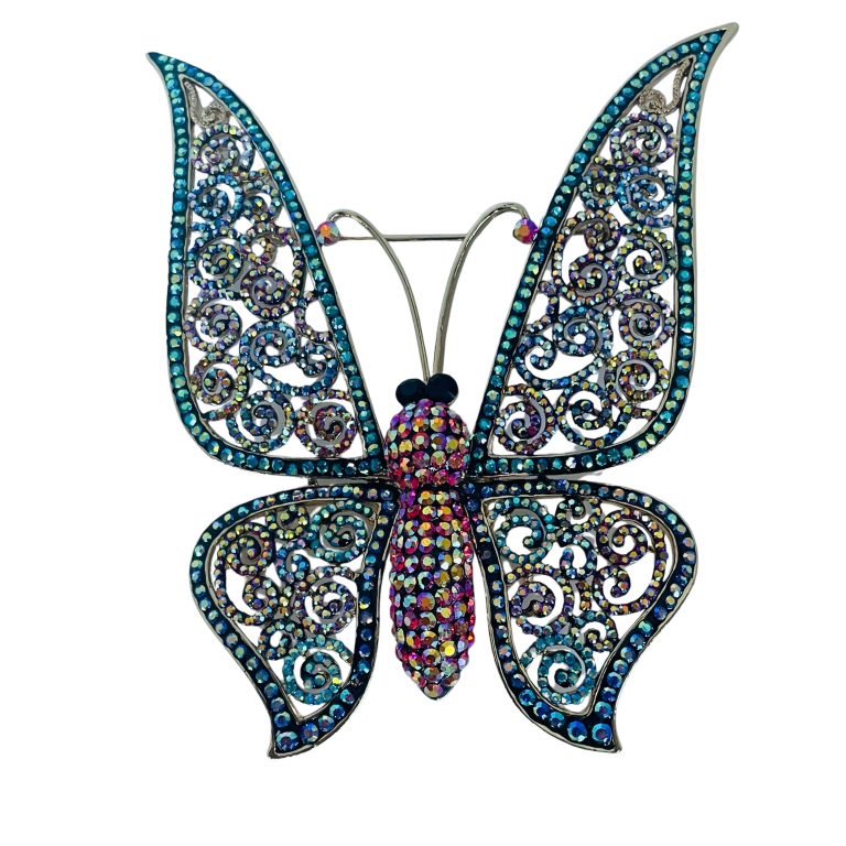 A Butler & Wilson Large Vintage Butterfly Brooch