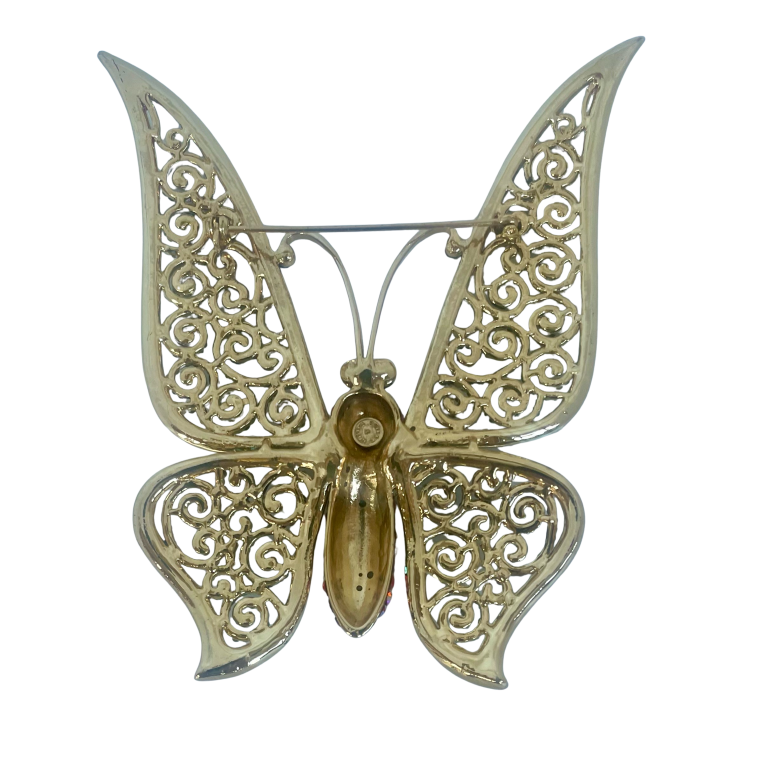 A Butler & Wilson Large Vintage Butterfly Brooch