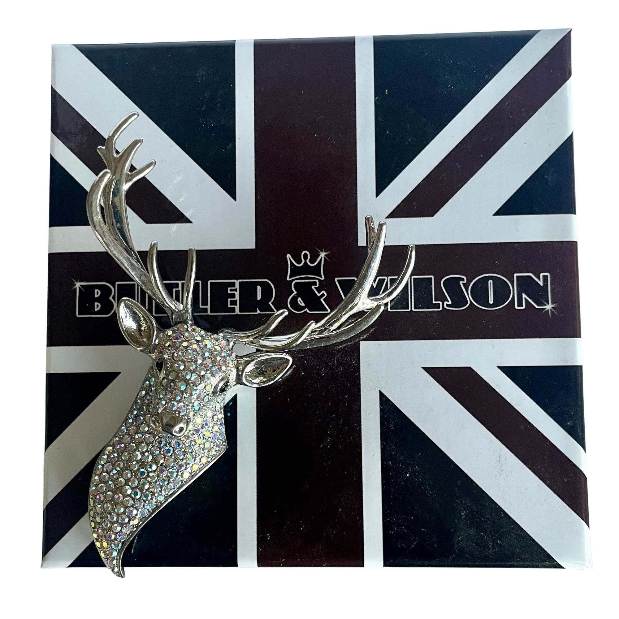 Butler & Wilson Stag Head Brooch