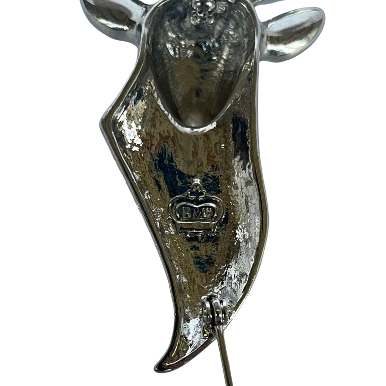 Butler & Wilson Stag Head Brooch
