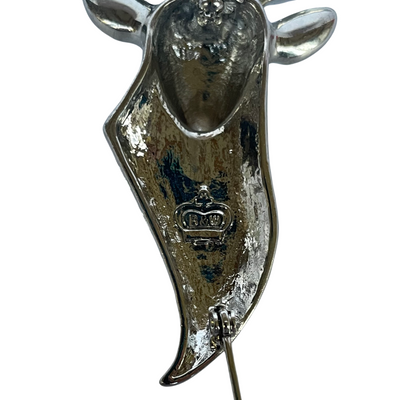 Butler & Wilson Stag Head Brooch