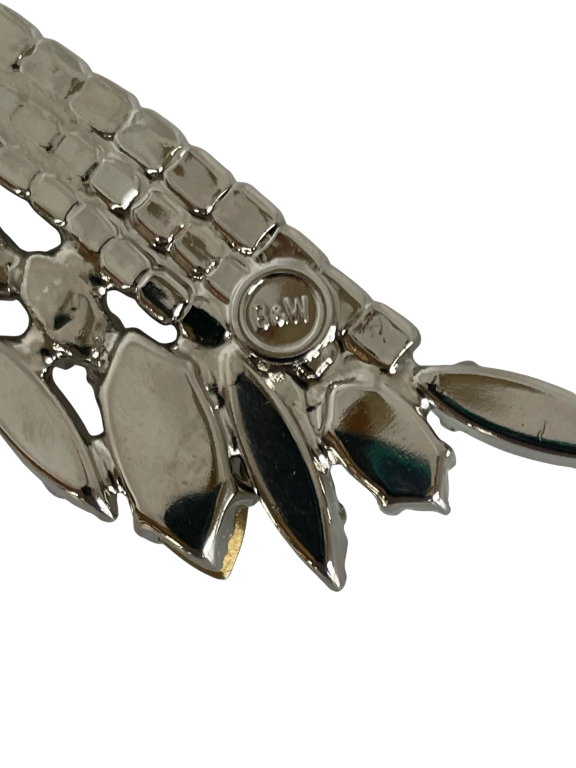 A Butler & Wilson Vintage Large Crystal Bird Brooch