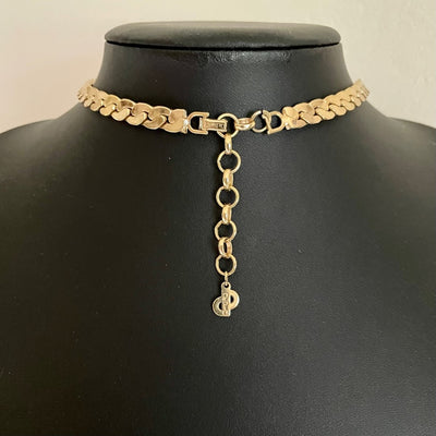 Vintage Christian Dior Art Deco Style Necklace and Earring Set, 1970s