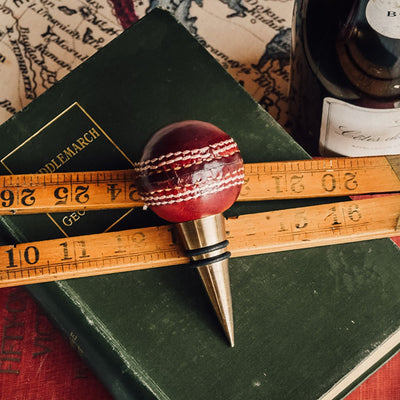 Cricket Ball Bottle Stopper