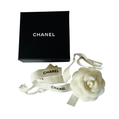 Vintage 1993 Chanel Large CC Logo Faux Pearl Earrings – Reconditioned “As New”