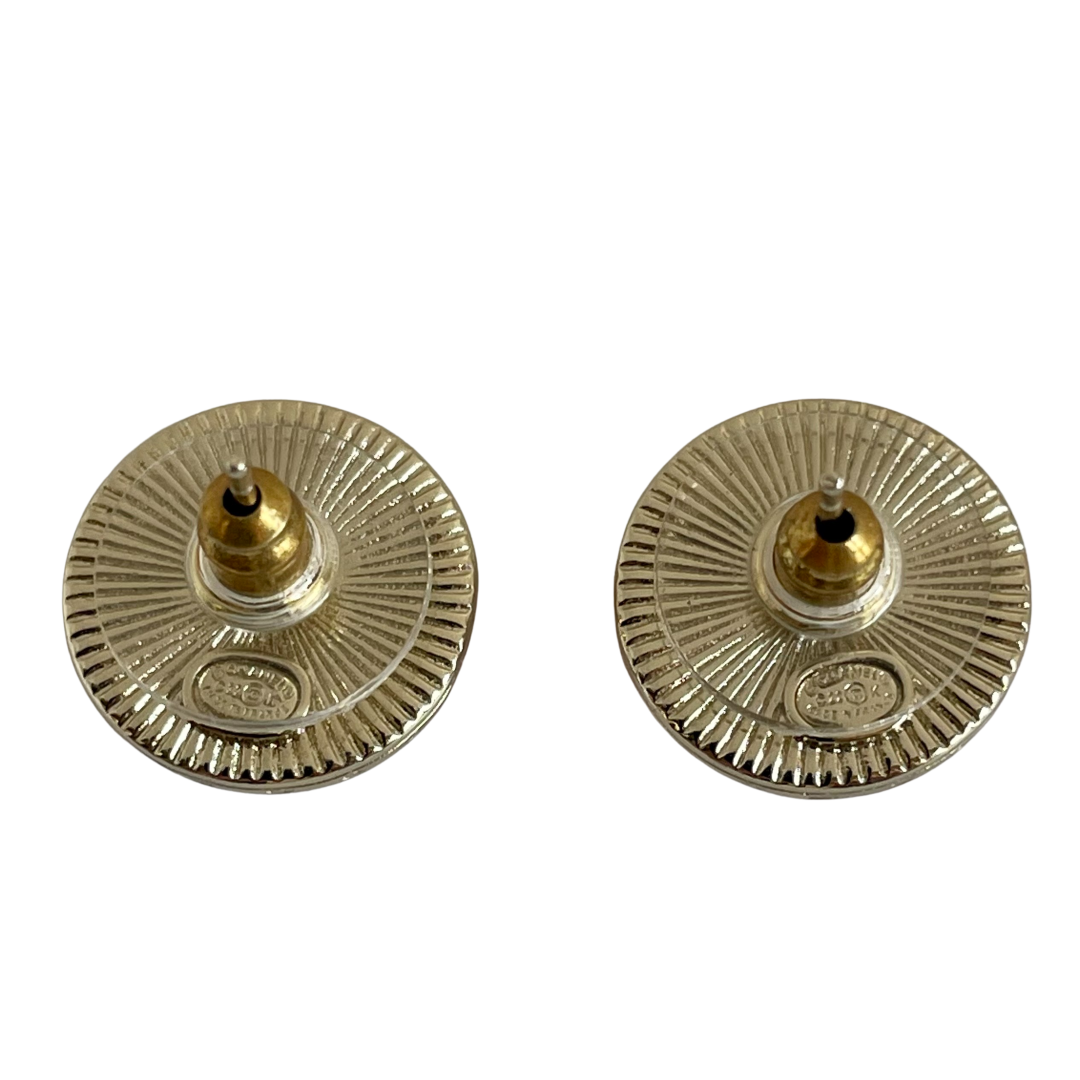 Chanel CC Stud Earrings