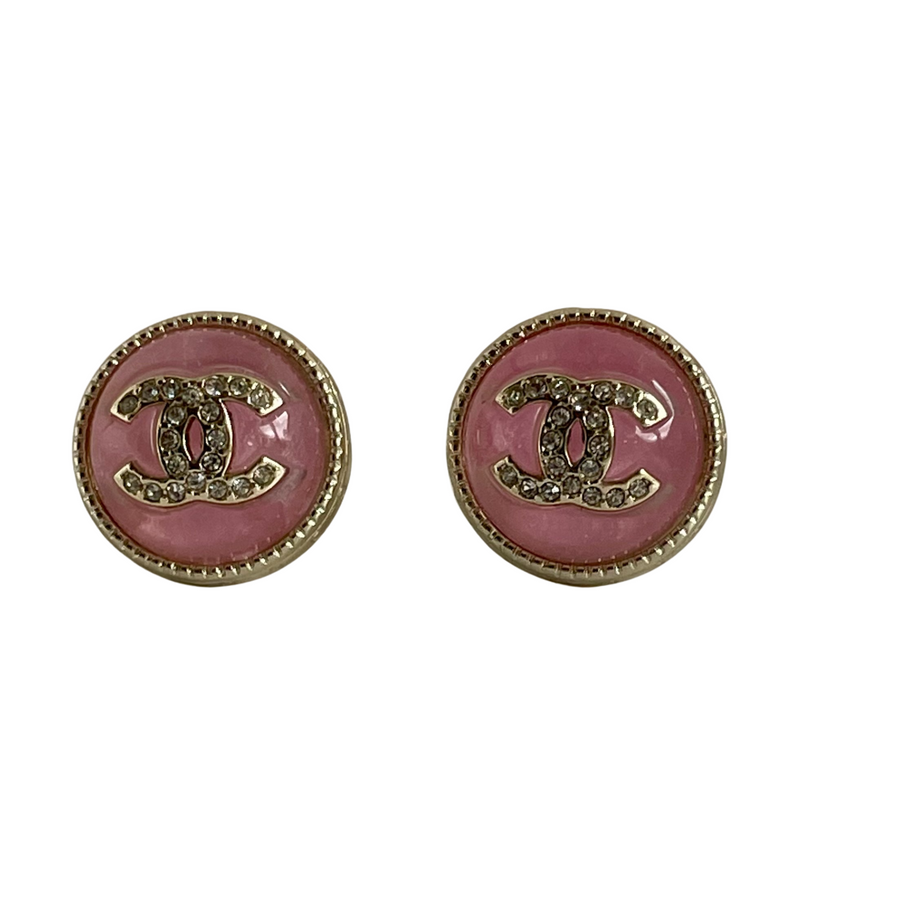 Chanel CC Stud Earrings