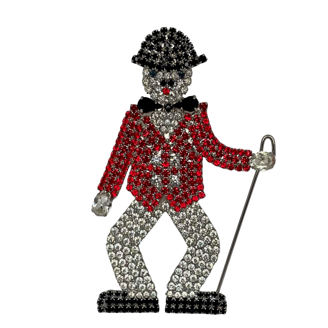 A Rare Butler & Wilson Vintage Charlie Chaplin Brooch