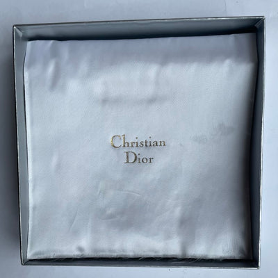 Vintage Christian Dior Heart Necklace and Clip Earrings - Gold Plated with Crystals, Original Box