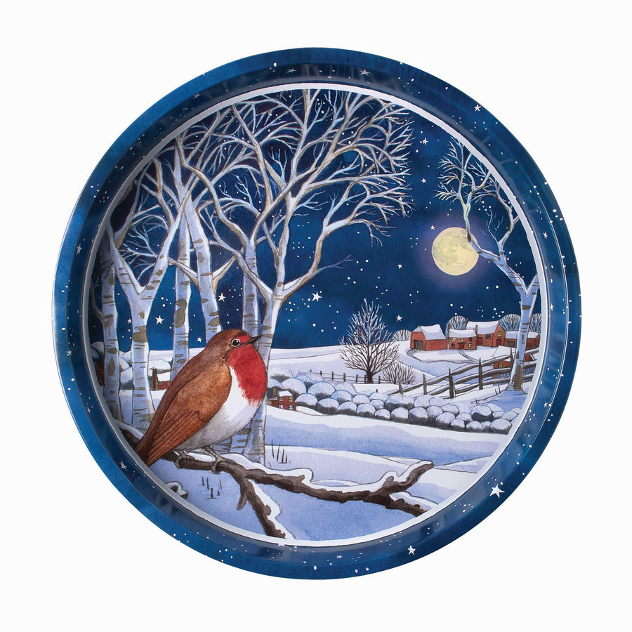Emma Bridgewater Midnight Robin Tray