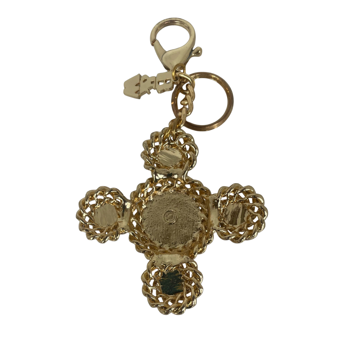 A Butler & Wilson Vintage Cross Keyring / Handbag Charm