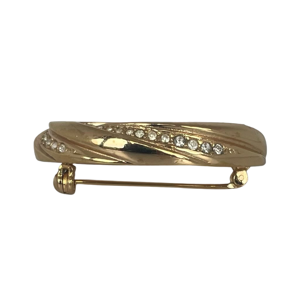 A Christian Dior Vintage Oval Brooch,  1980s