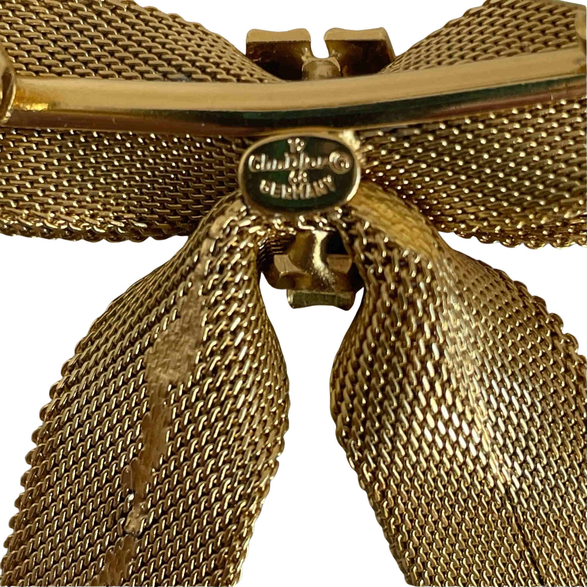 A Christian Dior Vintage Bow Brooch Dated 1968