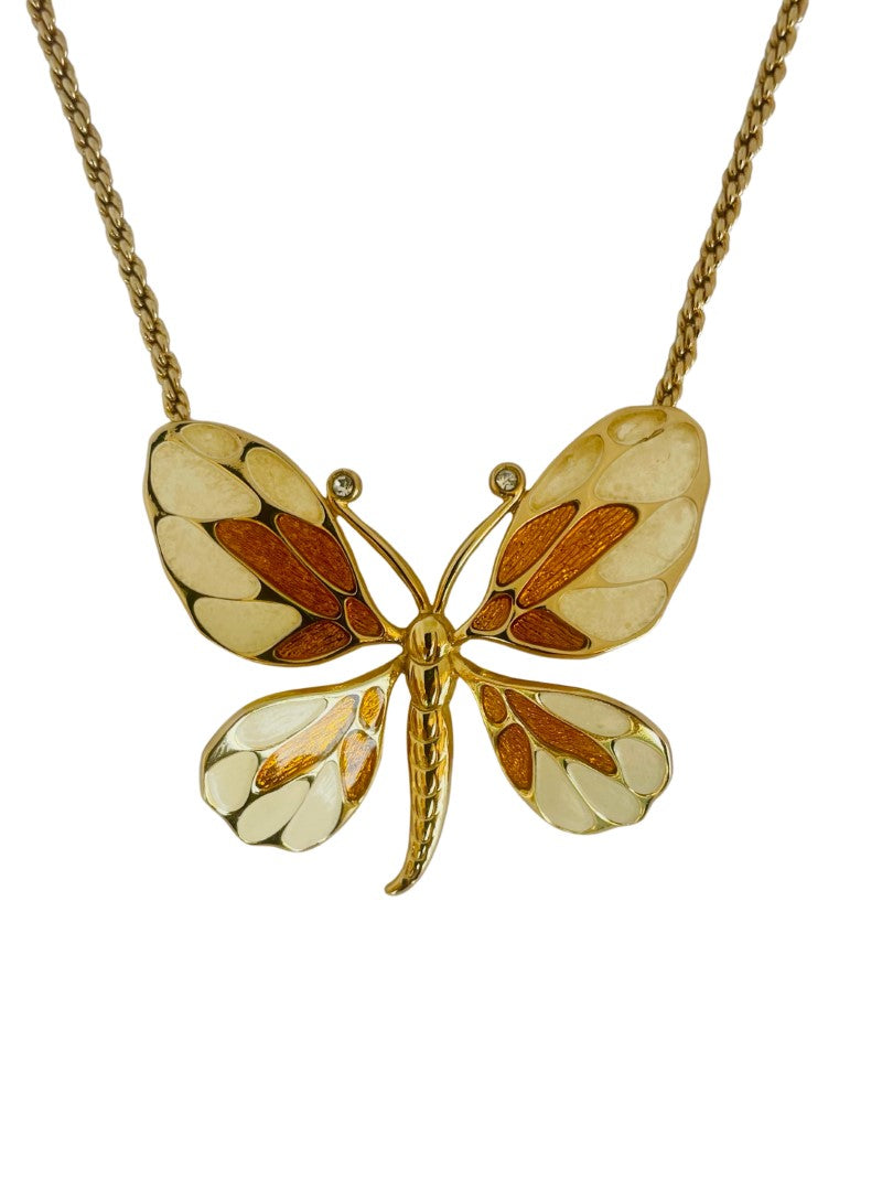 A Vintage Christian Dior Butterfly Necklace