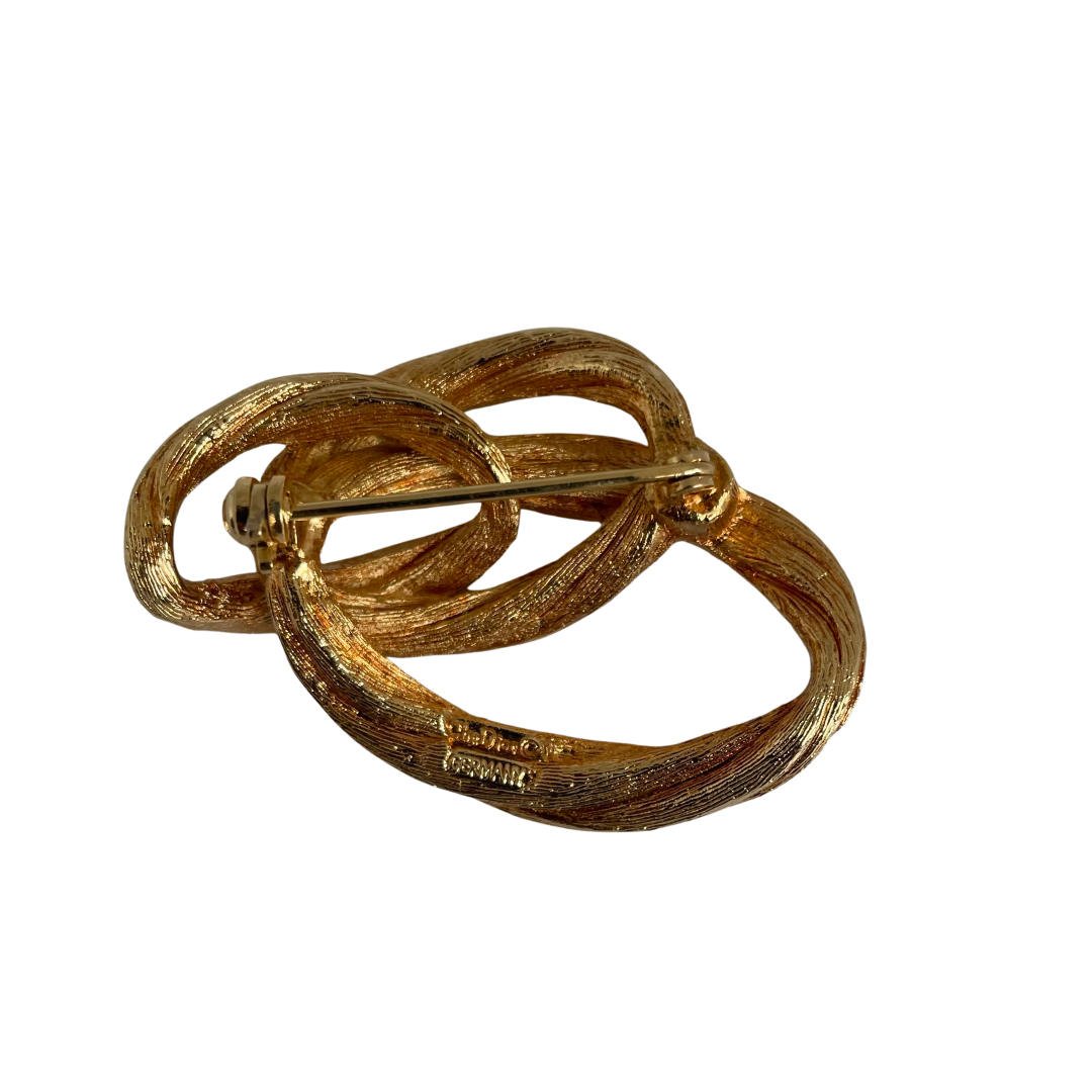A Christian Dior Vintage Knot Brooch,  1980s