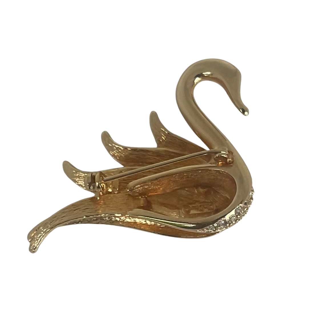A Vintage Christian Dior Swan Brooch