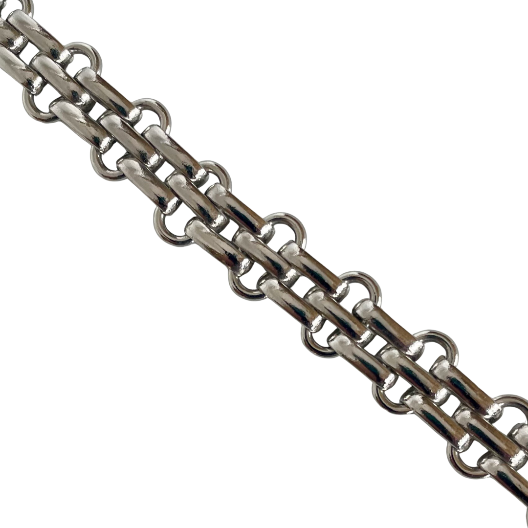 Vintage Christian Dior Silver Tone Necklace, 1980s
