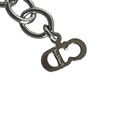 Vintage Christian Dior Silver Tone Necklace, 1980s