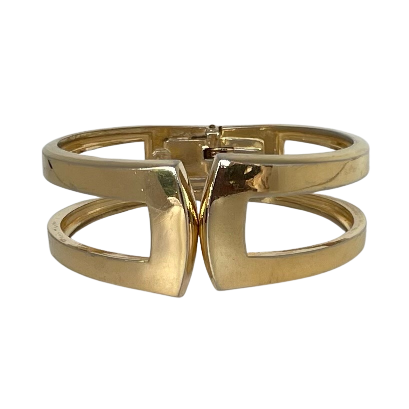 A Vintage Christian Dior Open Cuff Bracelet Dated 1973