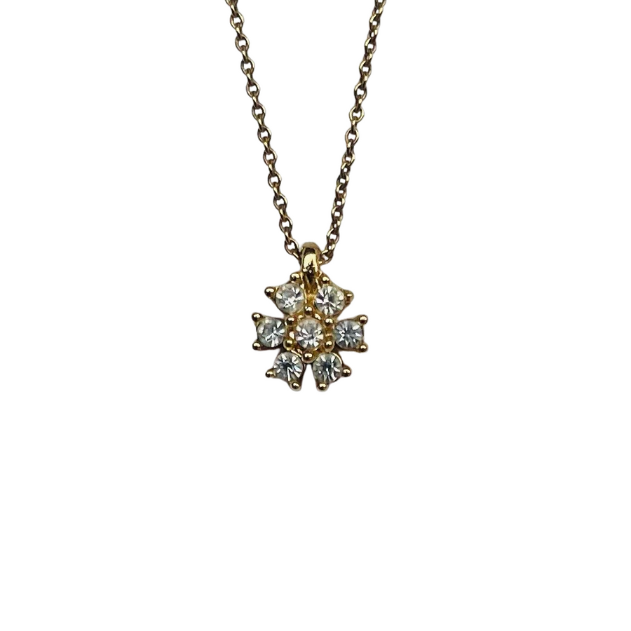 A Christian Dior Vintage Necklace with Flower Pendant