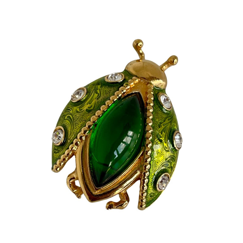 A Vintage Christian Dior Ladybird Brooch, 1980s - Annabel James
