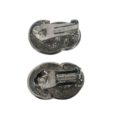 Vintage Christian Dior Large Love Knot Clip Earrings